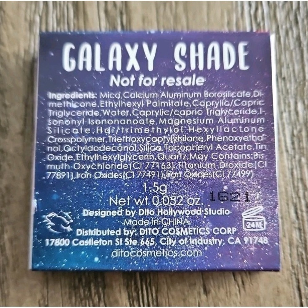 DITO Galaxy In Mars Shade Eyeshadow 1.5g Net Wt. 0.052 oz. Travel Size - Picture 3 of 3